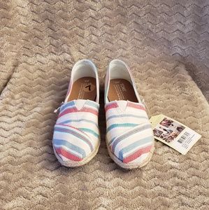 New NBW Toms Striped Flats 7